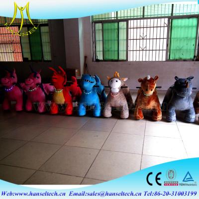 China Hansel coin operated kiddie rides  for sale china fun equipment	kids playground equipment helicopter mechanical animal for sale