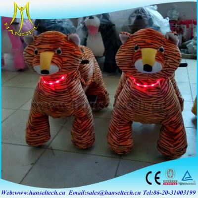 China Hansel coin operated kiddie ride dog kiddie rides  equipment entertainment centers 4 wheel zippy scooter for kids for sale