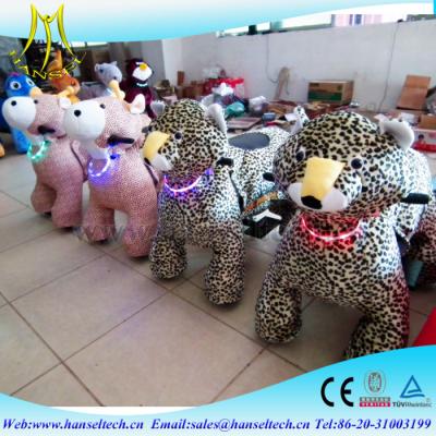 China Hansel plush animal electric scooter australia amusement machines arcade  electric power wheels ride on kids car for sale
