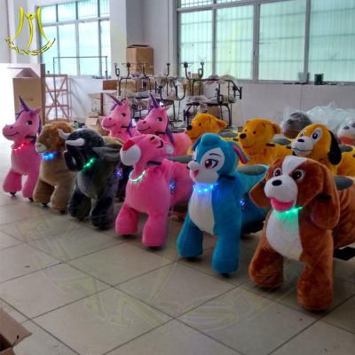 China Hansel toy ride on bull toys coin operated video game kids rides amusement machine for amusement park and playground for sale