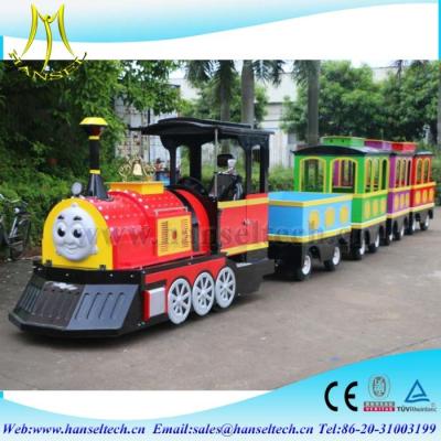 China Hansel Electric amusement sightseeing park rides trackless road trains for sale amusement train rides for sale
