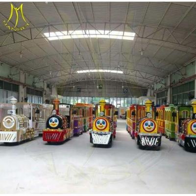 China Hansel hot selling Outdoor Trains Rides Kiddie Train Rides For Sale, Kiddie Trian Electric Indoor rides factory for sale