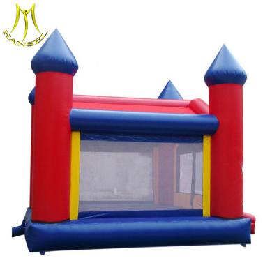 China Hansel stock commercial outdoor inflatable bouncer kids obstacle course jumping castle from china for sale