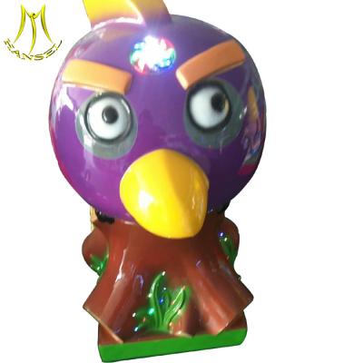 China Hansel factory price fiberglass coin operated tree bird kiddie ride from China for sale