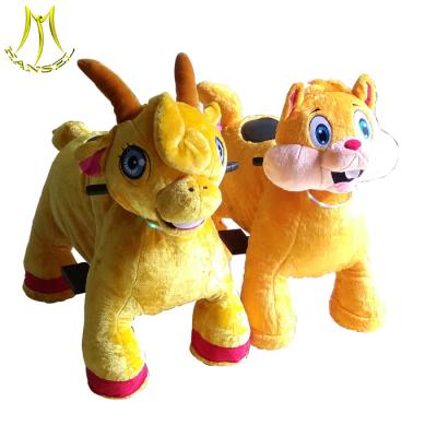China Hansel Guangzhou toy electronic horse motorized animal mechanical toys unicorn for parties for sale