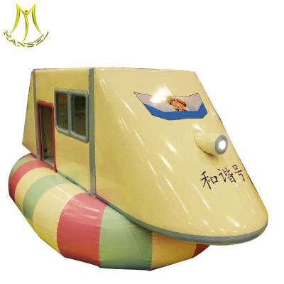 China Hansel   indoor play area playhouses for kids children play game electric railway high speed for sale