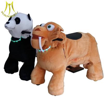China Hansel  Cheap price plush electric animal carts battery car animal electric toy for sale