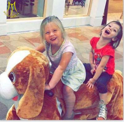 中国 Hansel 2018 commercial  large unicorn stuffed animal battery plush riding animals for indoor playground 販売のため