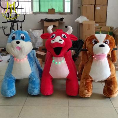 China Hansel amusementt park walking stufffed kids electric animal toy ride for sale