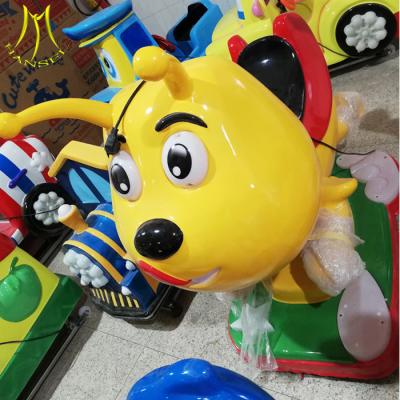 China Hansel coin operated kids elecrtic ride on bee amusement park indoor kiddie rides for sale for sale