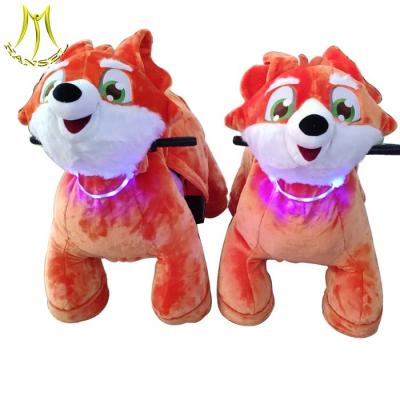 China Hansel large size non coin stuffed animal ride electric ride on animal toy for shopping malls for sale