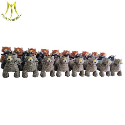 China Hansel  amusement park electric game machine kids stuffed ride on animals for sale