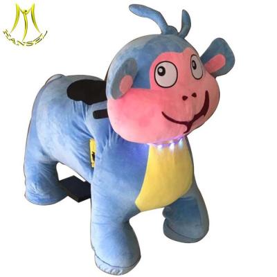 China Hansel motorized plush riding animal for kids non coin ride on animal toy for rental for parties for sale
