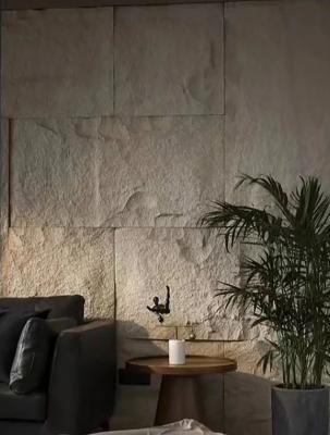 China Polyurethane Man Made Stone Panels Fake Stone Wall Covering 600*600mm for sale
