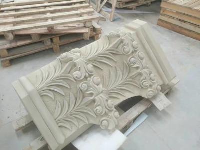 China Weather Proof Rustic Sand Stone Carving Relief For European Castle for sale