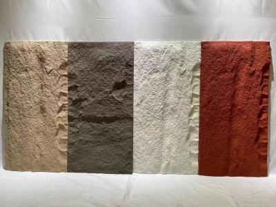 China 1200*600mm Lichtgewichtpu Kunstmatige Bakstenen muurcomités met Geweven Oppervlakte Te koop