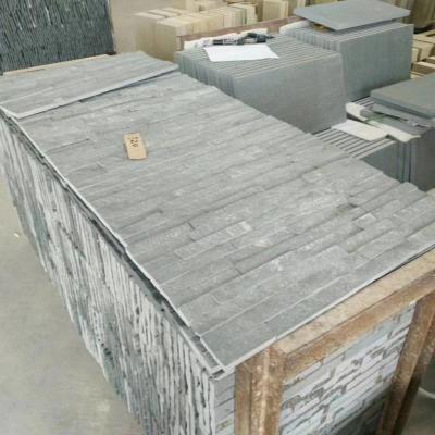 China Retângulo Grey Sandstone Wall Cladding Tiles escuro azul de múltiplos propósitos à venda