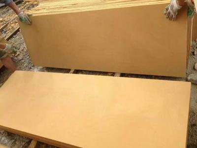 China Customizable Honed 900x600 Sandstone Slabs for sale