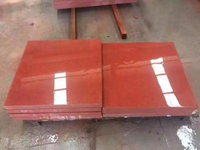 China Polished Chinese Red Granite Floor Tiles Anti Slip granite bathroom tiles For Villa for sale