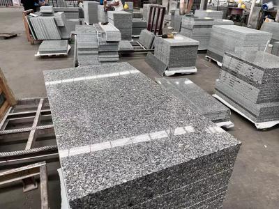 China Laje preta natural do tampo da mesa do granito das lajes chanfradas da pedra do granito G623 à venda
