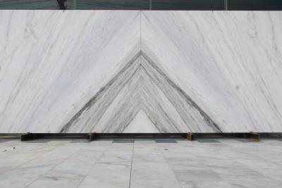 China Abrasion Proof White Marble Stone Tiles For Wall Cladding Decoration for sale
