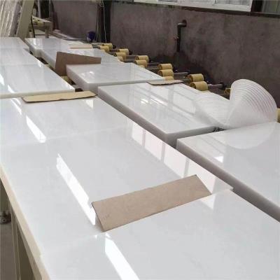 Chine Cuisine chinoise de luxe Jade Marble Stone Tiles blanche pour le plancher 12mm à vendre