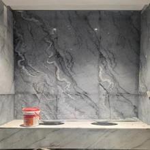 China Projetos comerciais Chapas de pedra de mármore com acabamento de parede escovado à venda