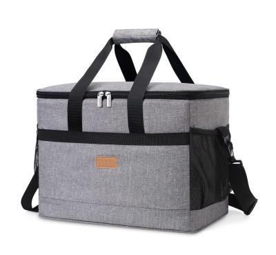 China 30 50 60 Can Insulated Collapsible Cooler Bag Tote Lunch Soft 40x27x31cm for sale