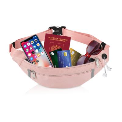 China Shoulder Wallet Fanny Pink Pouch Waist Bag Hiking Crossbody For Women 12.8X9.6