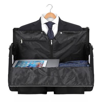 China Business Travel Garment Bag Duffel Carry On Hanging Nylon 420D 22X10X13