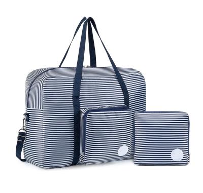 China 40l Weekender Nylon Travel Duffel Bags Foldable Lightweight Waterproof 17x14x7 for sale
