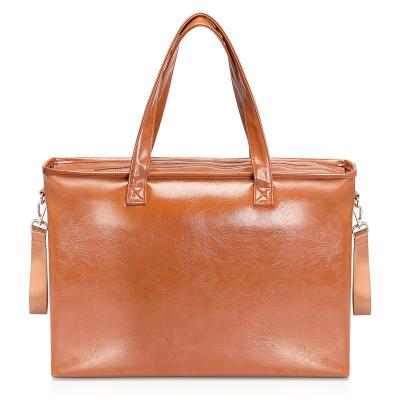 China Baby-Reise 43X12.5X32CM XL Tan Leather Diaper Bag Backpack zu verkaufen