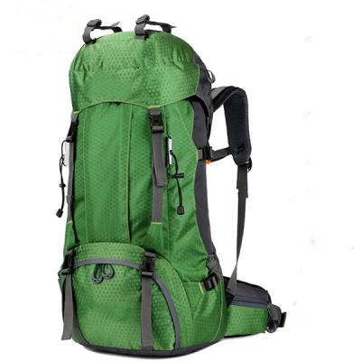 China Custom Logo Waterproof Lightweight Hiking Backpack 60l For Climbing en venta