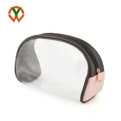 China Promotional Waterproof Odm Clear Pvc Makeup Bag Transparent Cosmetic Pouch Portable Te koop