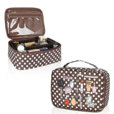 China Large Capacity Cosmetic Bags With Compartments For Makeup Te koop