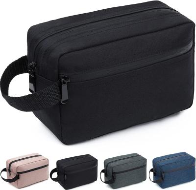 China Water-Resistant Foldable Storage Travel Toiletry Bag With Divider And Handle for sale