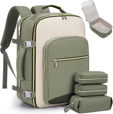 中国 TSAパーソナルアイテム 40L 防水 大型 航空会社で持ち運ぶ 3つのパッキングキューブを持つ承認された旅行バッグ 販売のため