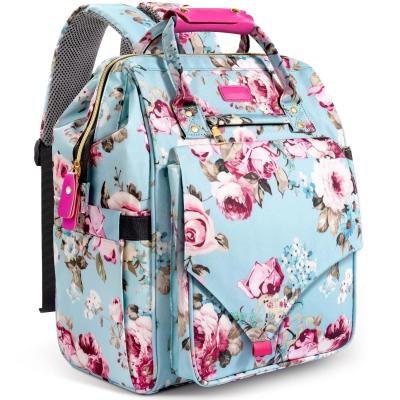 China Large Capacity Waterproof Durable Multifunction Nappy Custom Travel Diaper Bag for Mommy and Dad for sale
