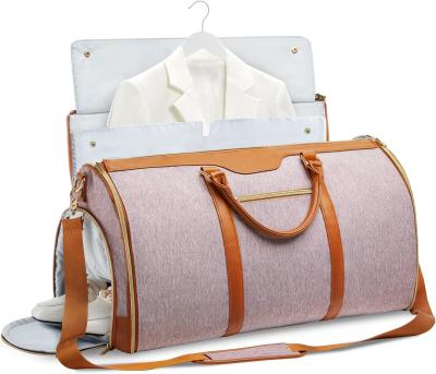 中国 3 in 1 Foldable Waterpoof Hanging Suitcase Suit Weekender Carry On Custom Travel Garment Bag 販売のため