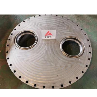 China Chemical Metallurgical Titanium Blind Flange With Channel Shell Chamber UNS 32750 for sale