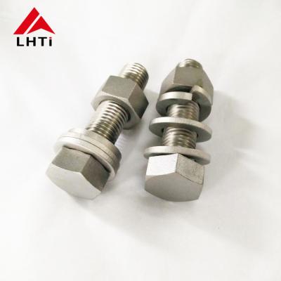 China HC276 Hast Bright Titanium Bolts Nuts Hex Head ASME ANSI B18.2.1 for sale