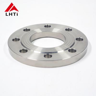China Titanium Alloy Forging Flange Gr2 Welded Neck Pipe Flange Fittings for sale