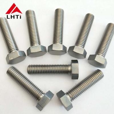 China Durable Hex Titanium Nuts And Bolts M3-M36 Size DIN 933 Grade 2 Anodized Color for sale