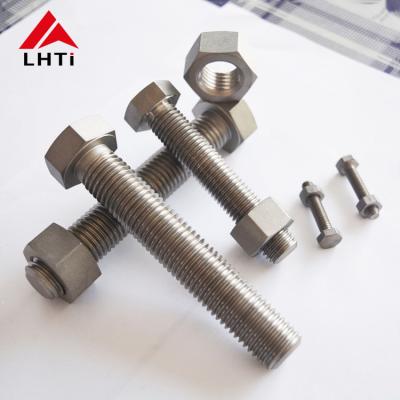 China CNC Machined Titanium Hexagon head Bolts Nuts DIN933 DIN934 for sale