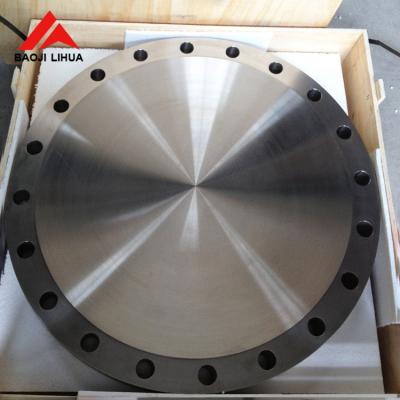 China ANSI B16.5 Titanium Blind Flange Nickel Flange For Pressure Vessel GR2 GR7 GR12 for sale