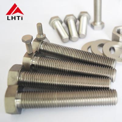 China Customized Titanium Bolts Nuts 7/16'' Hex ¼ -20 TPI 1'' 2'' Length Gr2 Gr5 for sale