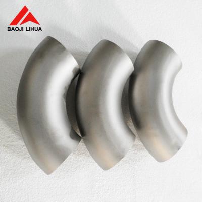 Cina Accessorio per tubi di titanio Gr2, ASME B16.9 gomito di lunghezza del raggio da 90 gradi in vendita