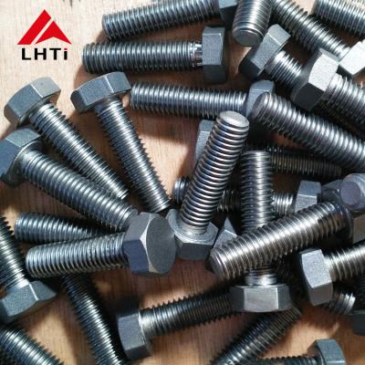 China Gr2 Hex Angle Titanium Bolts And Nuts 7/16''-28 Length 1'' ANSI B18.2.1 for sale