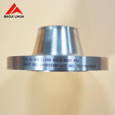 China Pure Titanium Weld Neck Flange Gr1 Gr2 ASME B16.5 Corrosion Resistant for sale