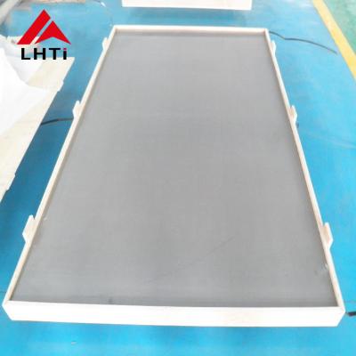 China Grueso plano de conserva en vinagre de la hoja de metal del titanio Gr4 de la voladura de arena 0.7m m en venta
